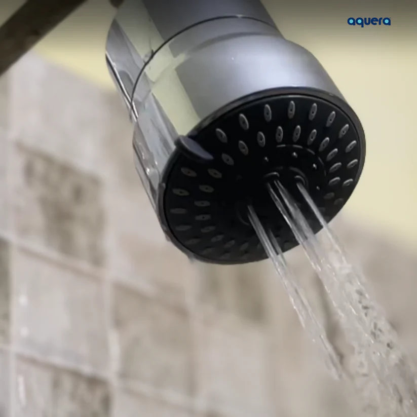 Aquera Shower Head Filter for Hard Water Softening & Chlorine Removal – Healthier Showers, Naturally