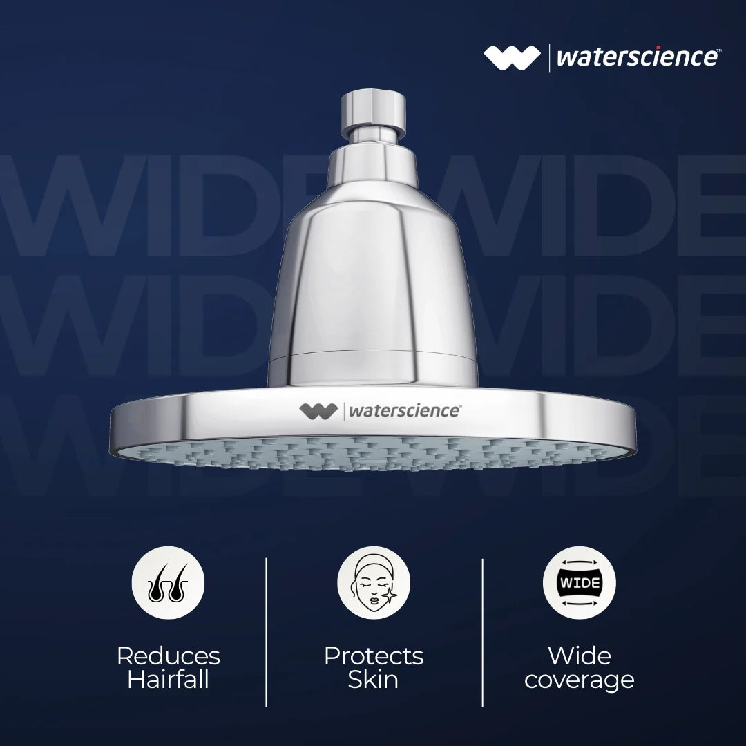 Rain Shower Filter for Hard Water for Healthy Hair & Skin