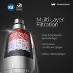 WaterScience CLEO Multi Flow Shower Filter for Hard Water
