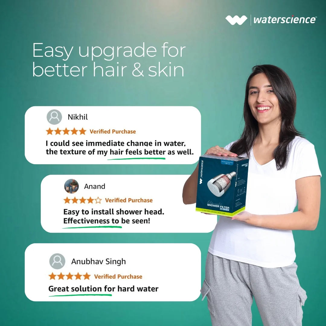 WaterScience CLEO Shower Filter for Hard Water