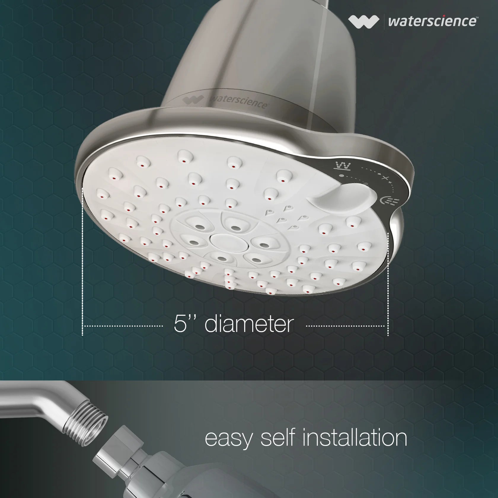 WaterScience CLEO Shower Filter for Hard Water